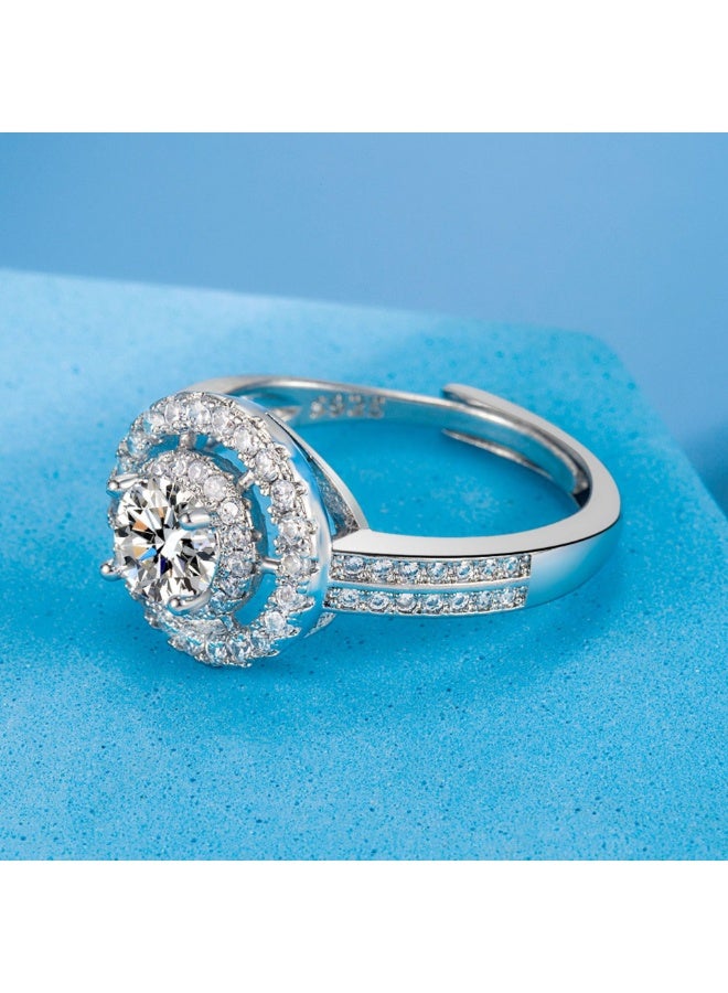 KUYING Fashion Niche High-End Personalized Adjustable Ring  - Image 5
