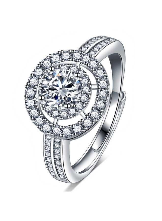 KUYING Fashion Niche High-End Personalized Adjustable Ring  - Image 1