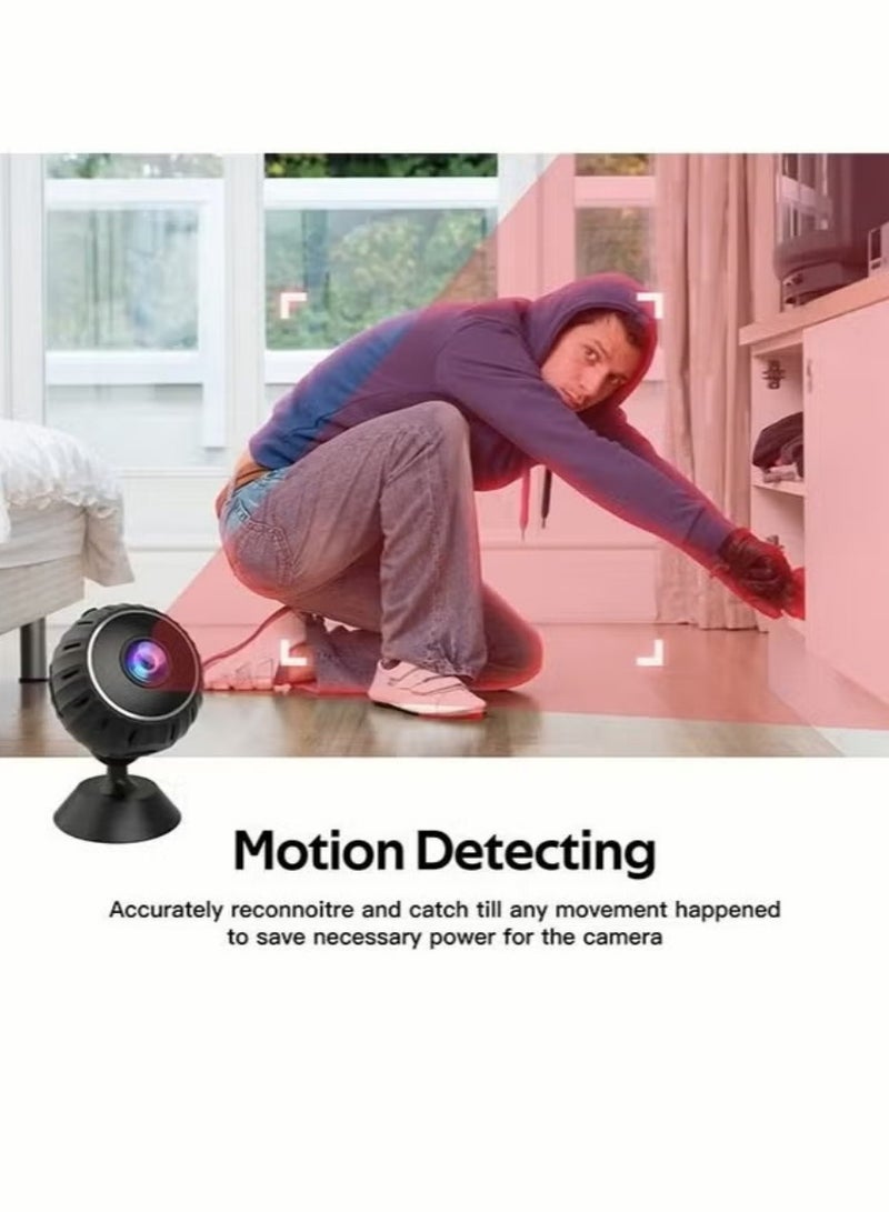 1080P HD Wireless WiFi Home Security Camera with Night Vision - Indoor/Outdoor Surveillance, Motion Detection & 24/7 Monitoring - Image 3