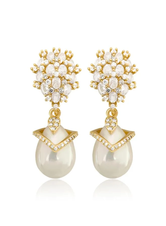Take Two  Embellished Dangle Earrings for Women | Best Price UAE