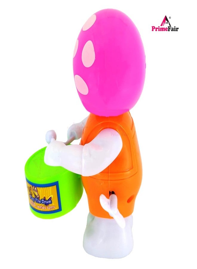 PRIMEFAIR Funny Cute Drummer Key-Operated Toy for Toddler Baby Dancing Action for Kids Toys (Plastic,Multi Color, Pack of 2) - Image 4