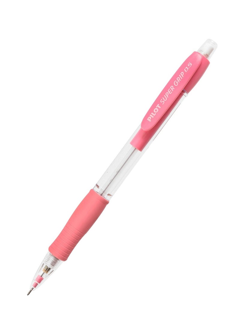 PILOT Super Grip Mechanical Pencil 0.5mm Tip Pink Barrel  - Image 1