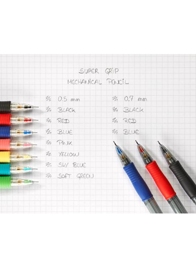 PILOT Super Grip Mechanical Pencil 0.5mm Tip Pink Barrel  - Image 3