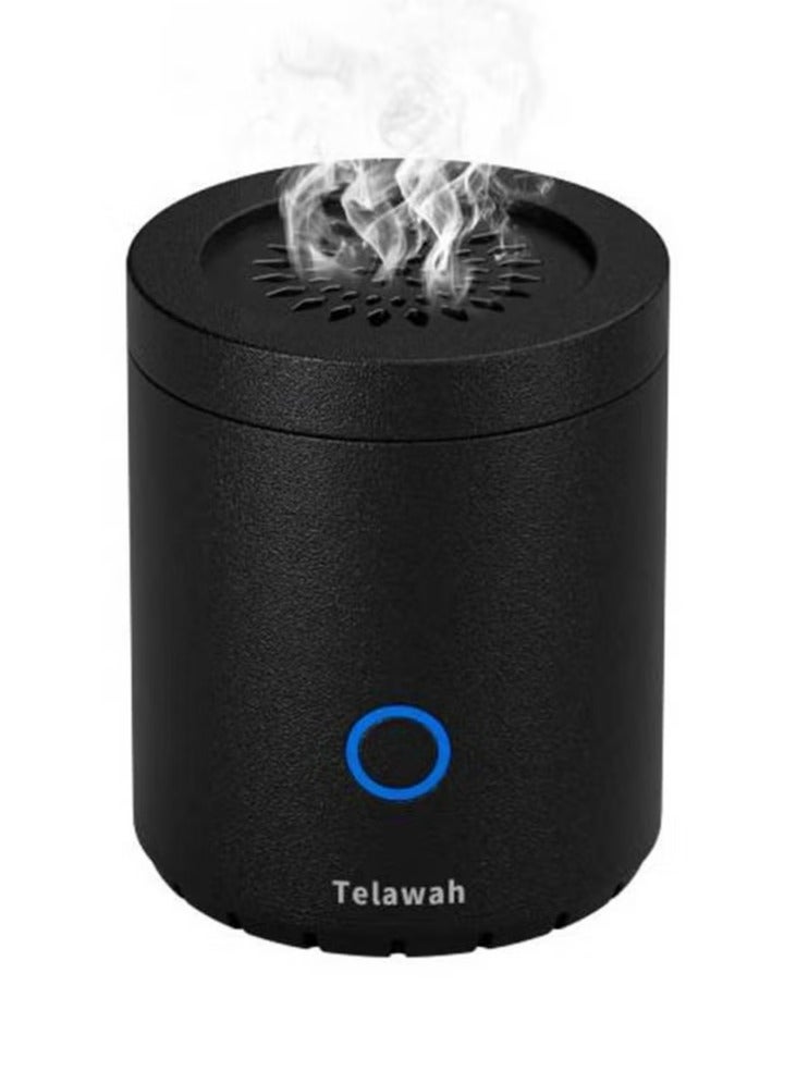 تلواح موقد بخور كهربائي محمول، حامل بخور فحم صغير للسفر، السيارة، المنزل والمكتب - Image 2