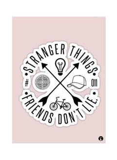 RKN Stranger Things Metal Plate Poster Multicolour 15x20centimeter 