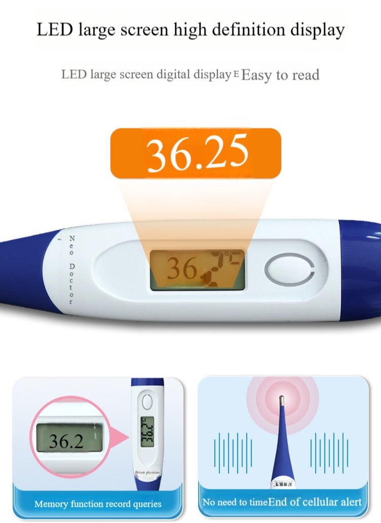 Pretocter Digital Thermometer, Oral Thermometer  - Image 2