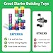 Caferria 14 inch Large Magnetic Blocks for Kids 30pcs Magnet Building Blocks Preschool STEM Sensory Montessori Stacking Cubes Educational Building Toys for 3 4 5 6 7 8 Year Old Boys Girls - Image 4