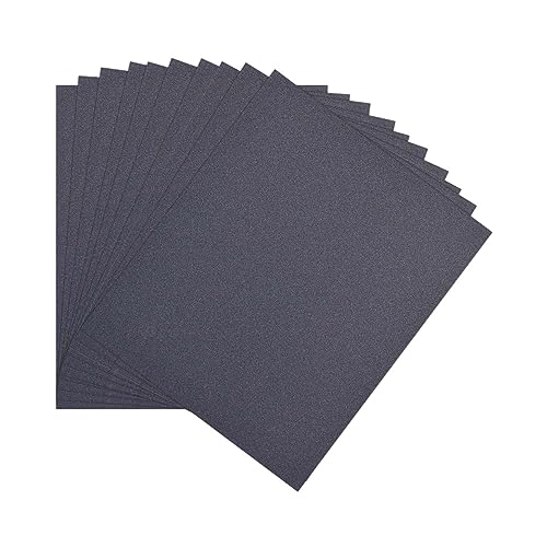 Taparia 9" X 11" Silicon Carbide Wet Or Dry Emery Sheet, Grit 180 - Pack Of 10 (Alp 180) - Image 1