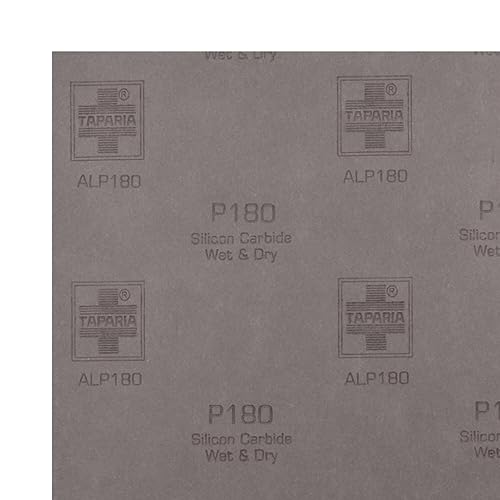 Taparia 9" X 11" Silicon Carbide Wet Or Dry Emery Sheet, Grit 180 - Pack Of 10 (Alp 180) - Image 5