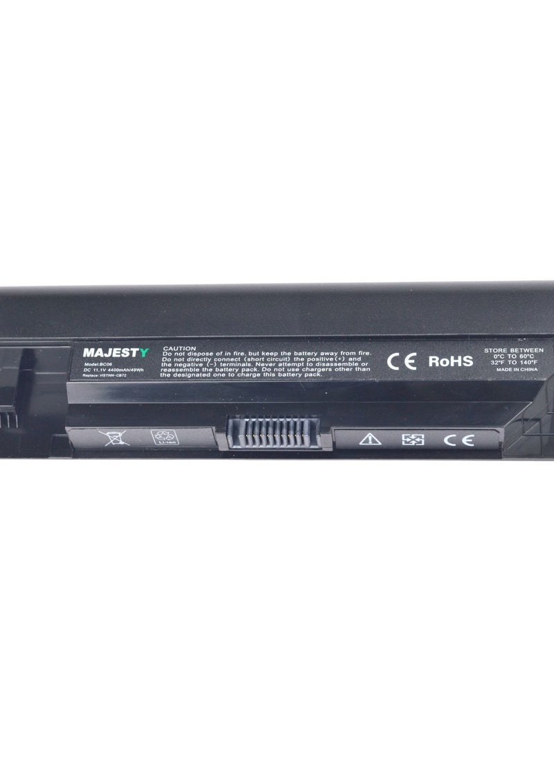 Majesty - Replacement Laptop Battery for Dell Inspiron 1464, 1564, 1764, 11.1V, 4400mAh - Image 1