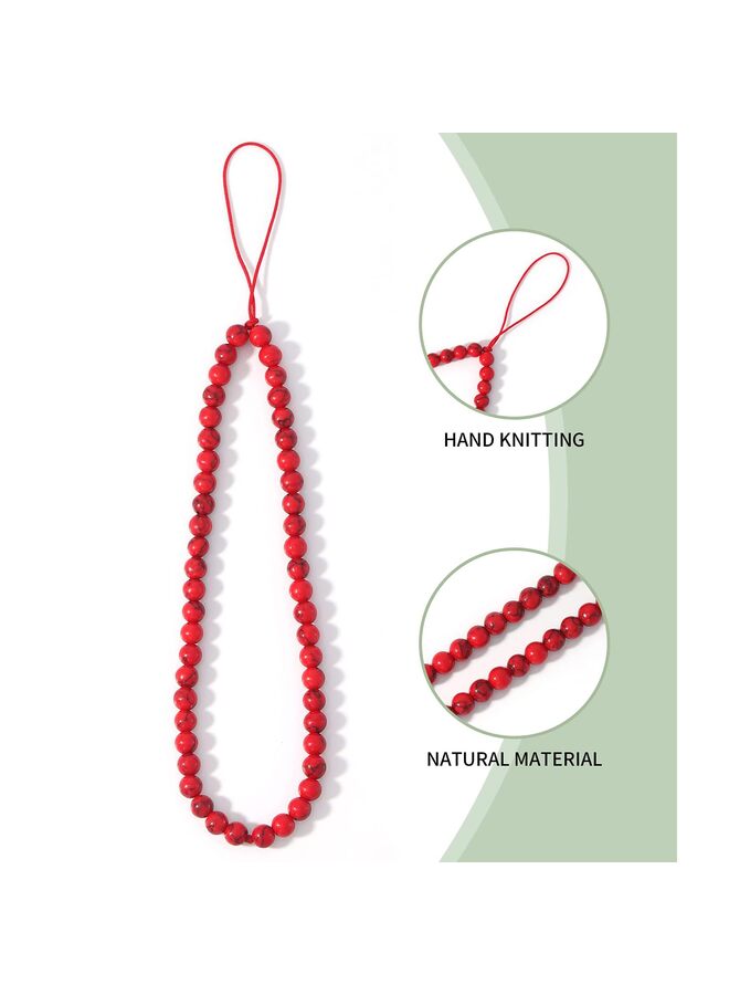 Semi-Precious Gem Stones Beaded Phone Charm Cell Phone Lanyard Wrist Strap Handmade Natural Gemstone Phone Chain string - Image 4