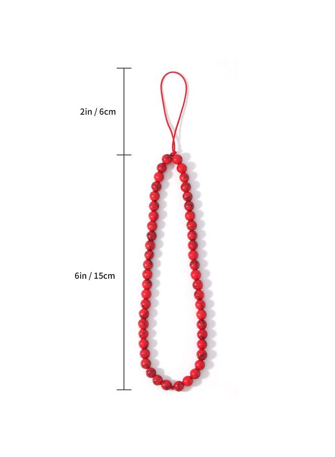 Semi-Precious Gem Stones Beaded Phone Charm Cell Phone Lanyard Wrist Strap Handmade Natural Gemstone Phone Chain string - Image 2