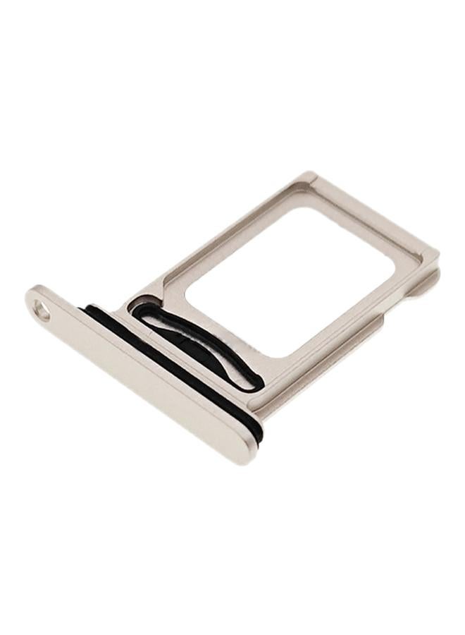 erorex SIM+SIM Card Tray for iPhone 13 (Silver) - Image 1