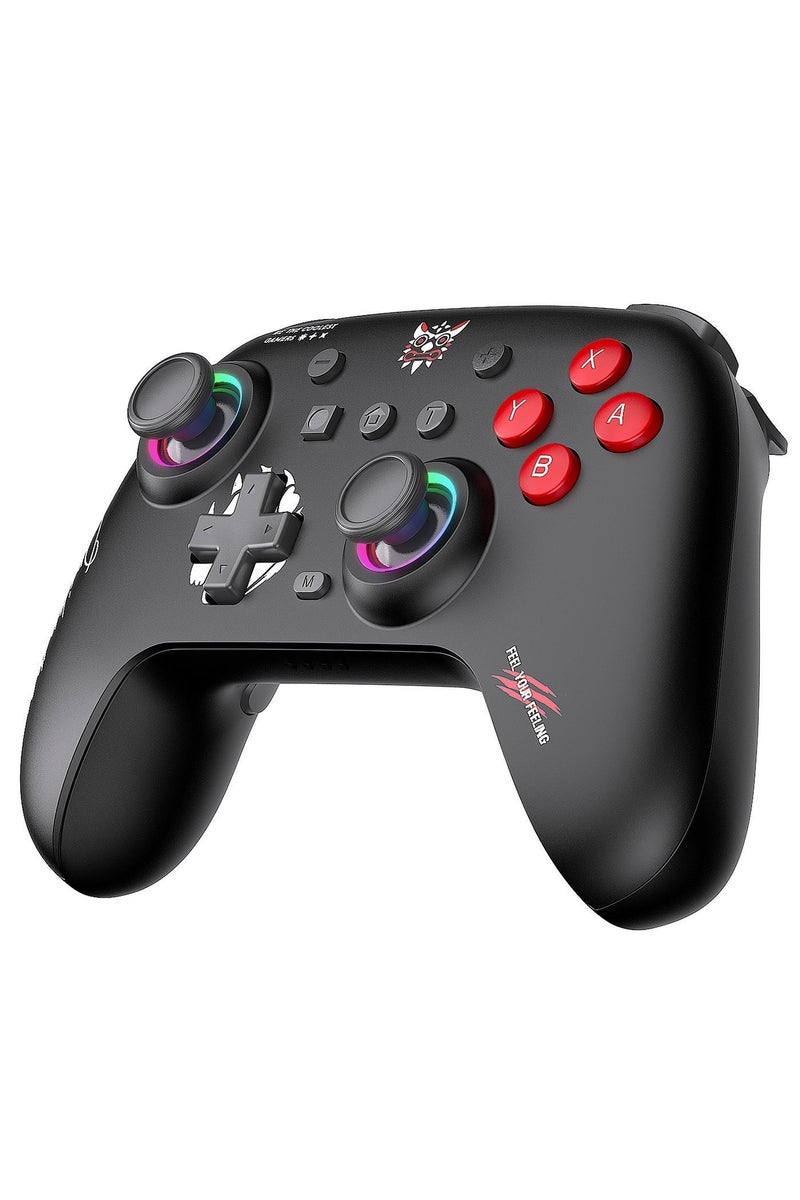 onikuma C1 Wireless Gaming Controller Gamepad 6-Axis Gyro Dual Vibration with RGB Lighting for Nintendo Switch Playstation PC - Image 1