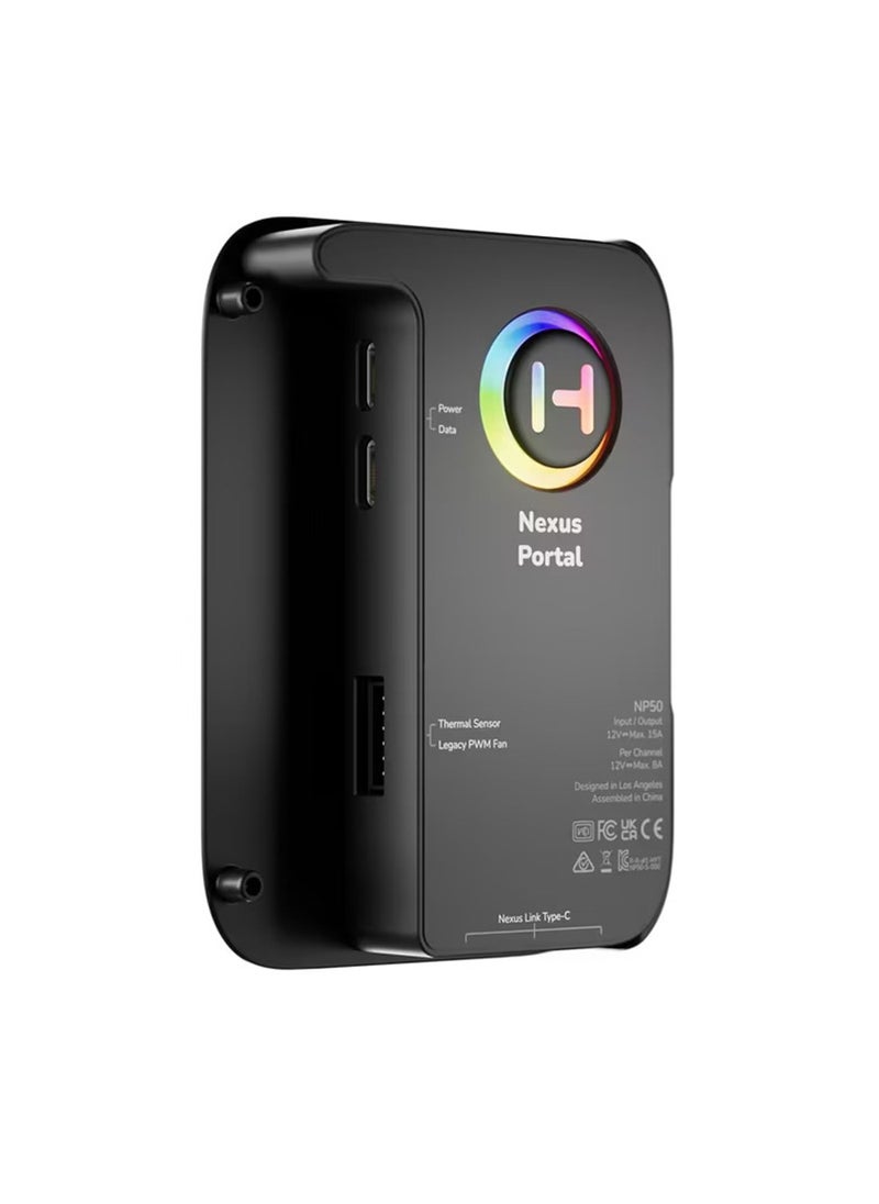 HYTE THICC FP12 Digital Processor Cooling, 32mm THICC, Fiberglass Reinforced Liquid Crystal Polymer, Dynamically Adjustable 0 - 3,000 RPM Fan Speed, Zero RPM Fan Mode, Nexus Link Secondary Node, 105.8 CFM Air Flow, 8.14 mm-H2O Static Pressure, Thermal + Positioning, Nexus | FAN-HYTE-FP12-BW-3NP  - Image 3
