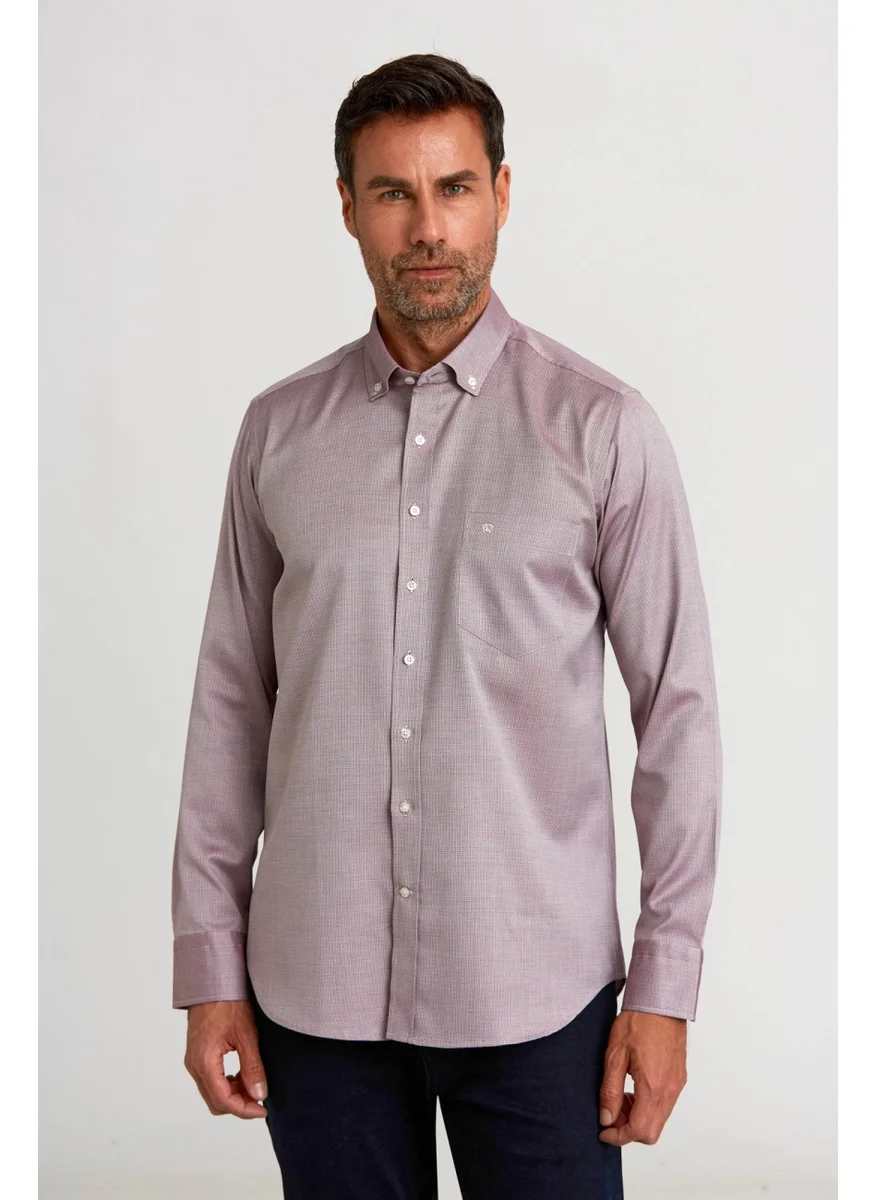 Bisse Men's Regular Fit Sports Shirt Red GM23K232017_D24