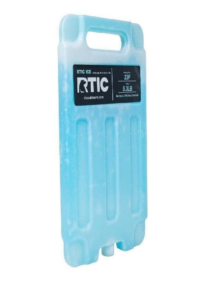 RTIC - RTIC Refreezable Reusable Cooler Ice Packs Cold Ice Chest Pack Long-Lasting with Break-Resistant Design, for Food and Drink, Perfect for Travel and Storage, Large (2 Pack) - Image 1