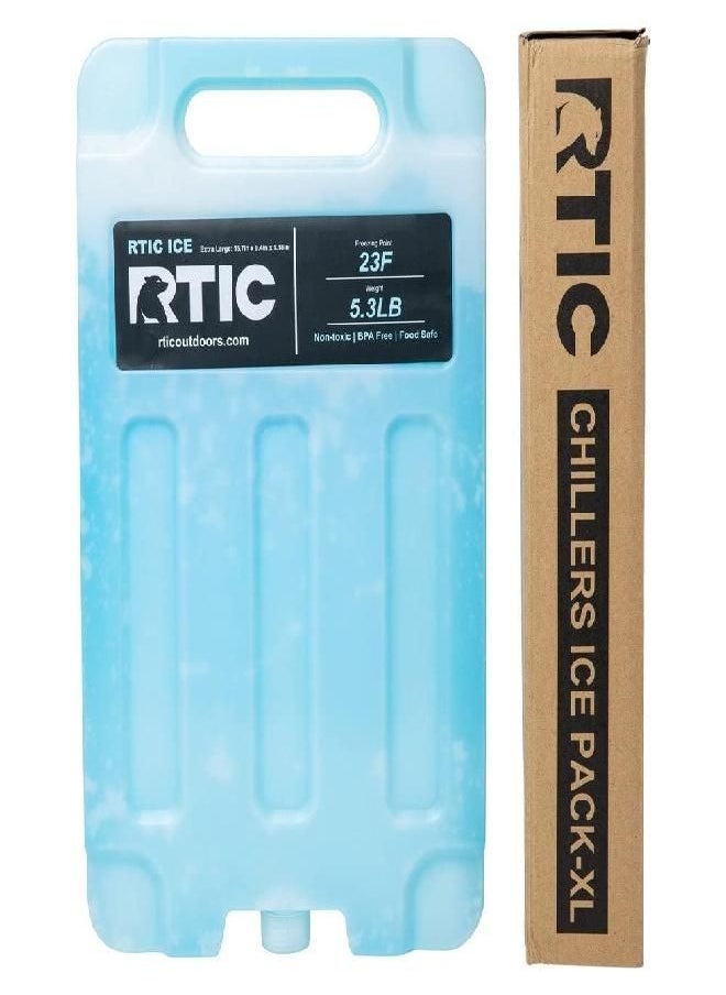 RTIC - RTIC Refreezable Reusable Cooler Ice Packs Cold Ice Chest Pack Long-Lasting with Break-Resistant Design, for Food and Drink, Perfect for Travel and Storage, Large (2 Pack) - Image 1