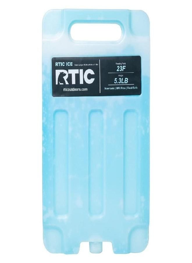 RTIC - RTIC Refreezable Reusable Cooler Ice Packs Cold Ice Chest Pack Long-Lasting with Break-Resistant Design, for Food and Drink, Perfect for Travel and Storage, Large (2 Pack) - Image 1