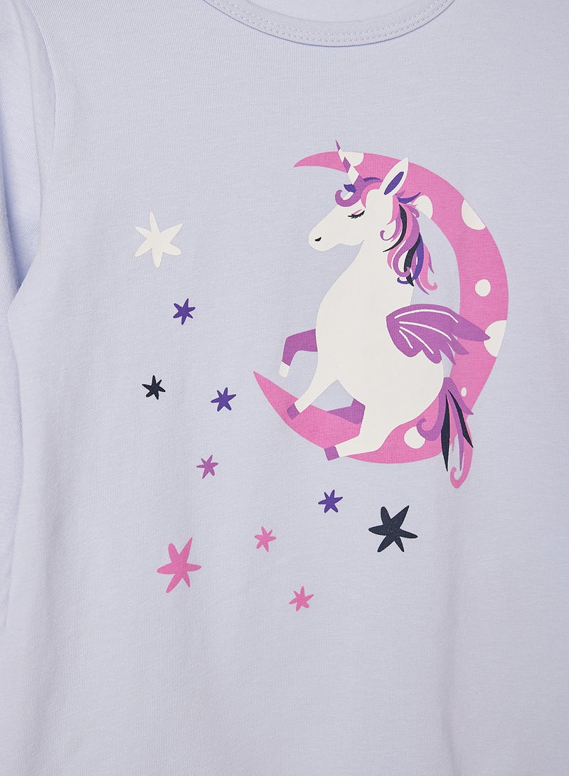 NAME IT Girls Unicorn Pyjama Set  - Image 3