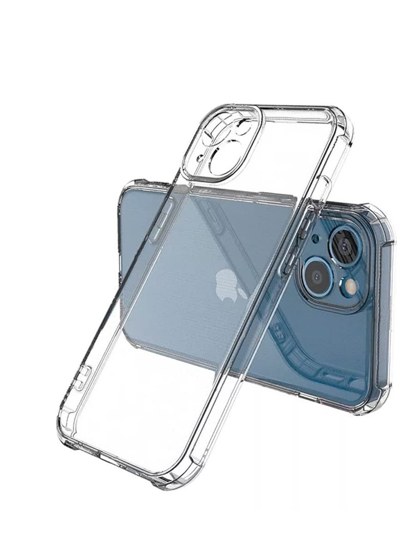فواتير جراب iPhone 14 نحيف للغاية، مصنوع من مادة TPU الناعمة مع ممتص للصدمات في 4 زوايا، حماية ضد الصدمات ومضاد للخدش ومضاد للسقوط، غطاء iPhone 14 الخلوي الشفاف، متوافق مع iPhone 14 - Image 1