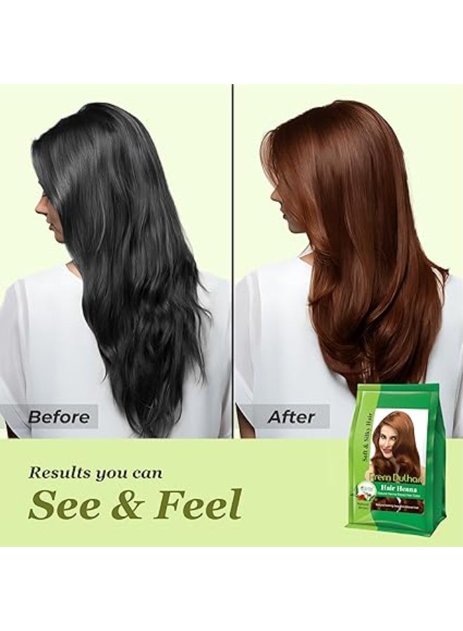 بريم دولهان حناء طبيعية للشعر البني الطبيعي بني 125 جرام - Image 5