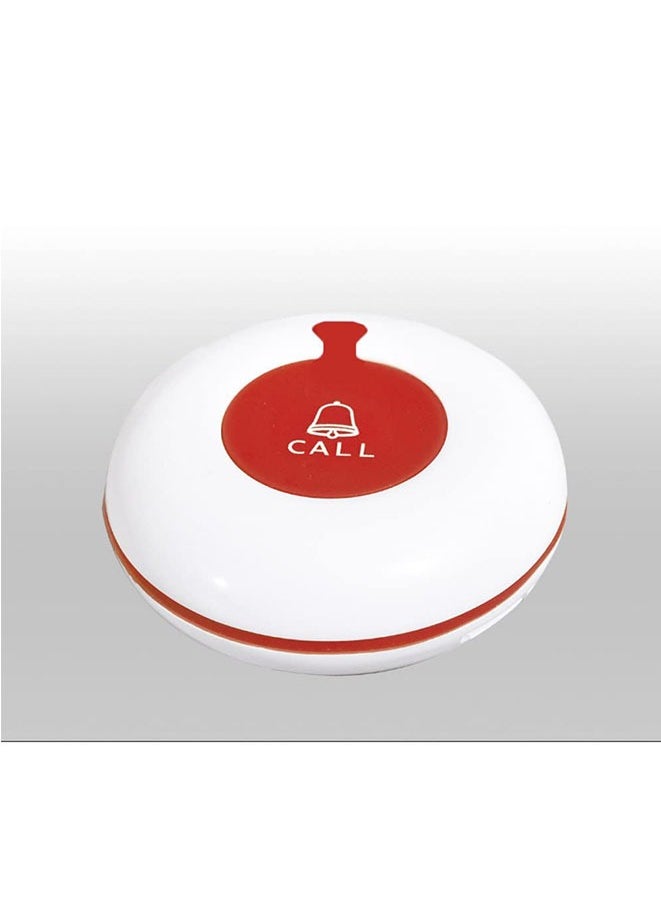 Muyixin - Wireless Calling System Customer Paging System for Restaurant Clinic Hospital Nursing Home Church Office Cafe Shop 1 Display Receiver and 10 Waterproof Call Button (white-red call button) - Image 1