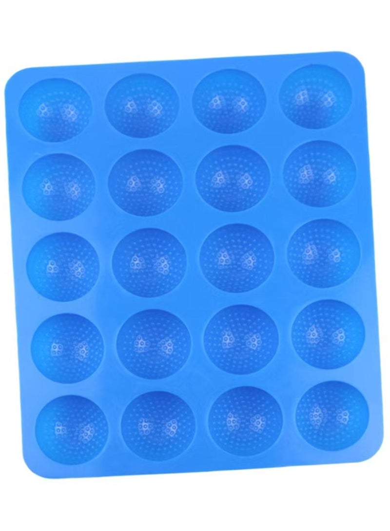 قوالب سيليكون للكرة الجلف 3D، قالب الشوكولاتة الساخنة المستدير، قالب كعكة البوب السكر، قالب الثلج الصغير، أدوات تزيين الخبز، قمع الكعك، أدوات المطبخ - Image 2