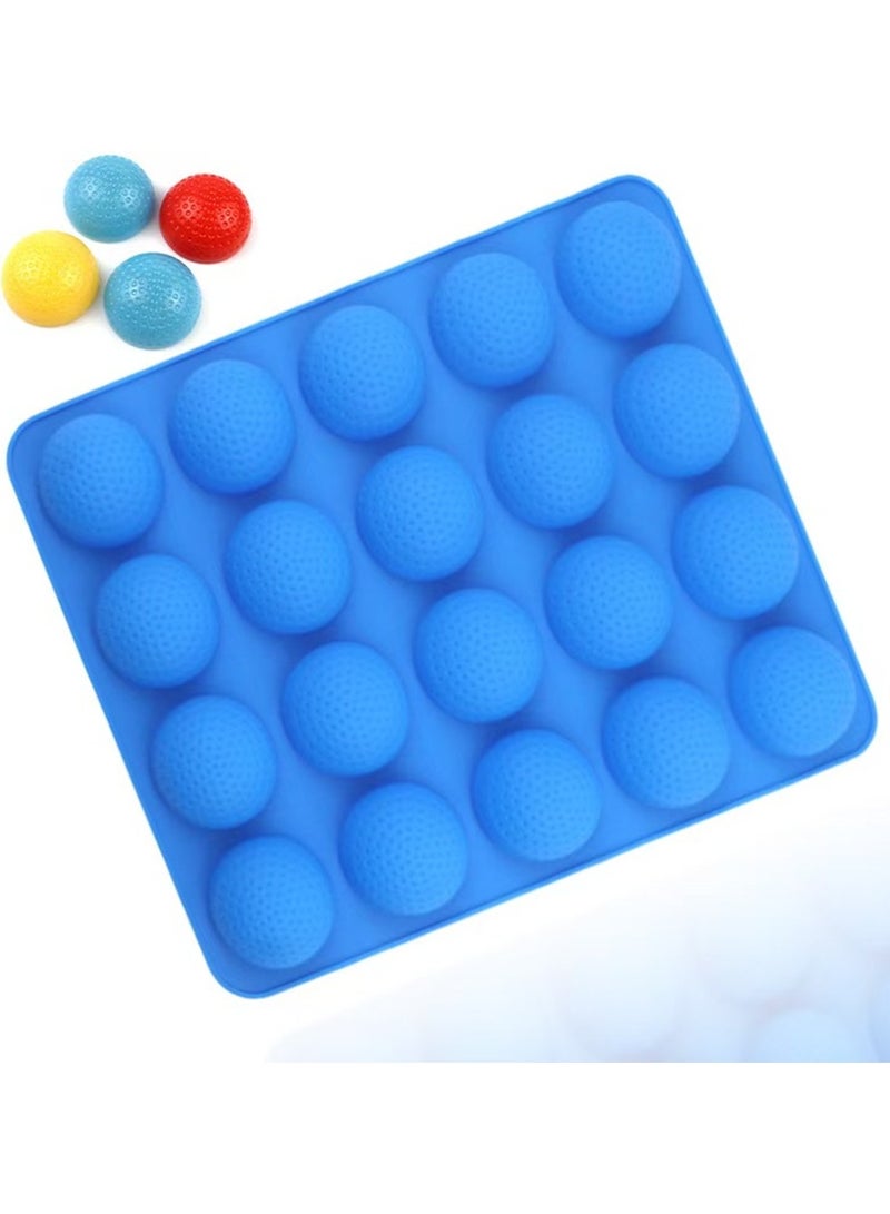 قوالب سيليكون للكرة الجلف 3D، قالب الشوكولاتة الساخنة المستدير، قالب كعكة البوب السكر، قالب الثلج الصغير، أدوات تزيين الخبز، قمع الكعك، أدوات المطبخ - Image 4