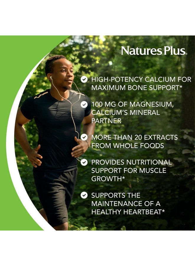 NaturesPlus Natures Plus Source of Life Garden Calcium - 120 Vegan Capsules, Pack of 2 - Vegetarian, Gluten Free, Certified Organic - 60 Total Servings - Image 3