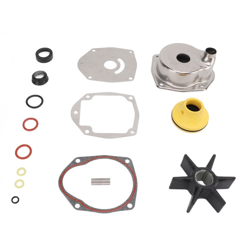 Mercruiser Alpha One Gen II Water Pump Impeller Repair Kit 817275Q05 Replacement - High Flow Rate Neoprene Rubber Impeller for 1991-2021 SternDrive Engine Cooling Flow - Image 3