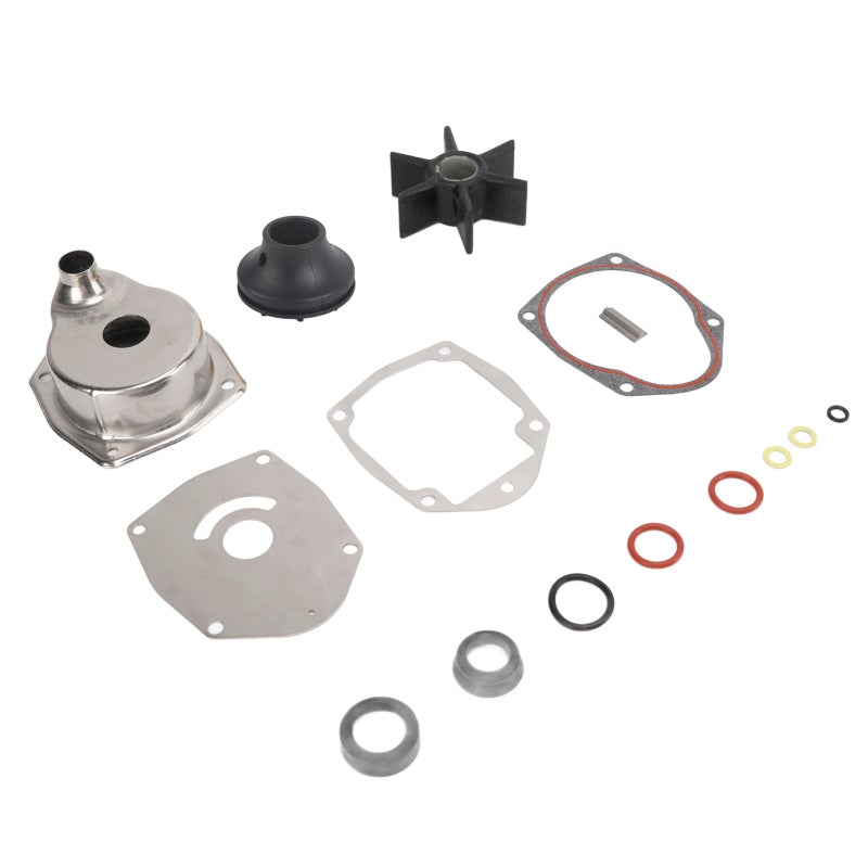 Mercruiser Alpha One Gen II Water Pump Impeller Repair Kit 817275Q05 Replacement - High Flow Rate Neoprene Rubber Impeller for 1991-2021 SternDrive Engine Cooling Flow - Image 1