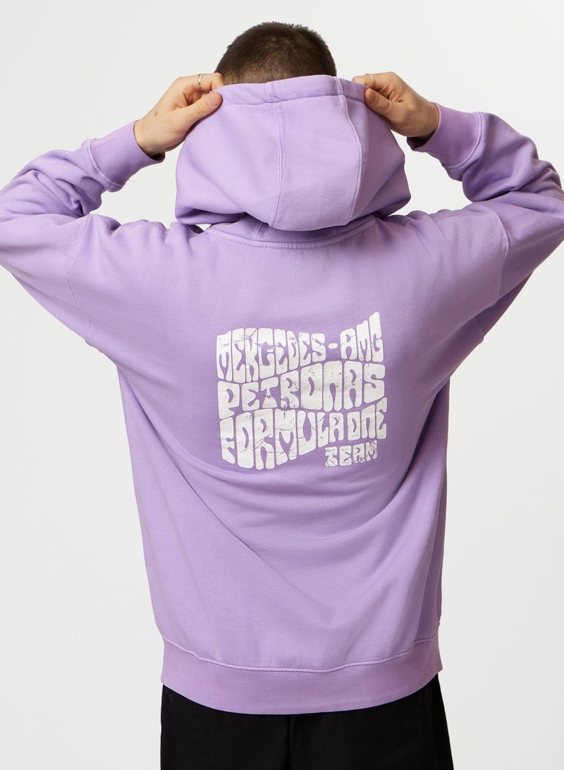 AMG Petronas Formula 1 Team Mercedes-AMG F1 Retro Hoodie - Image 2