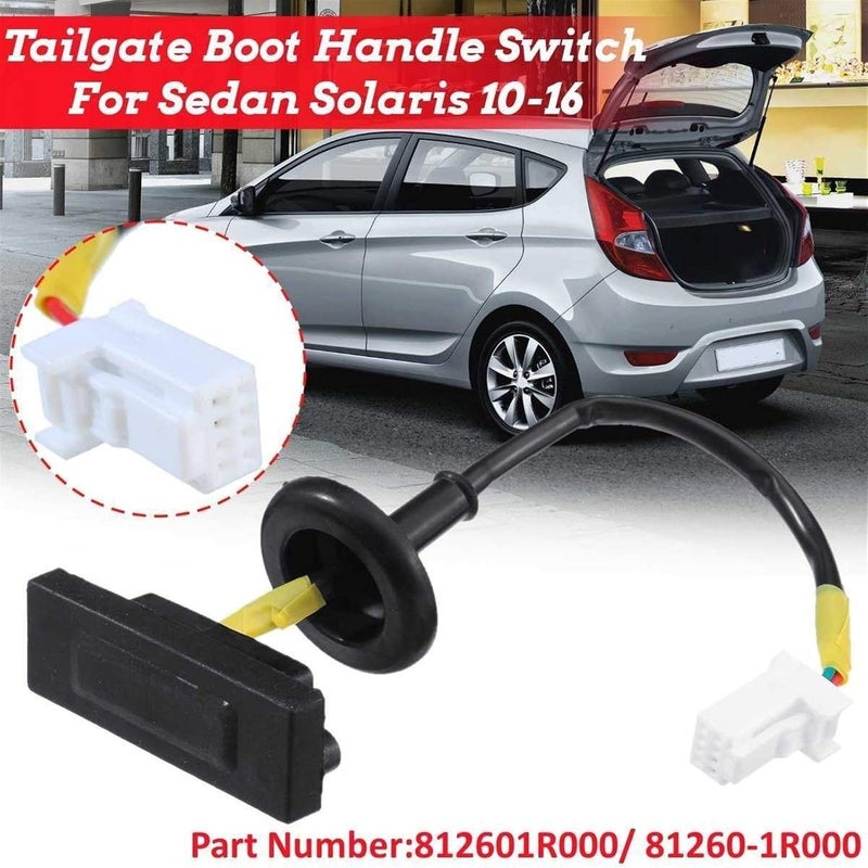 QASULER Tailgate Boot Handle Switch for Sedan Solaris 2010-2016 - Image 4