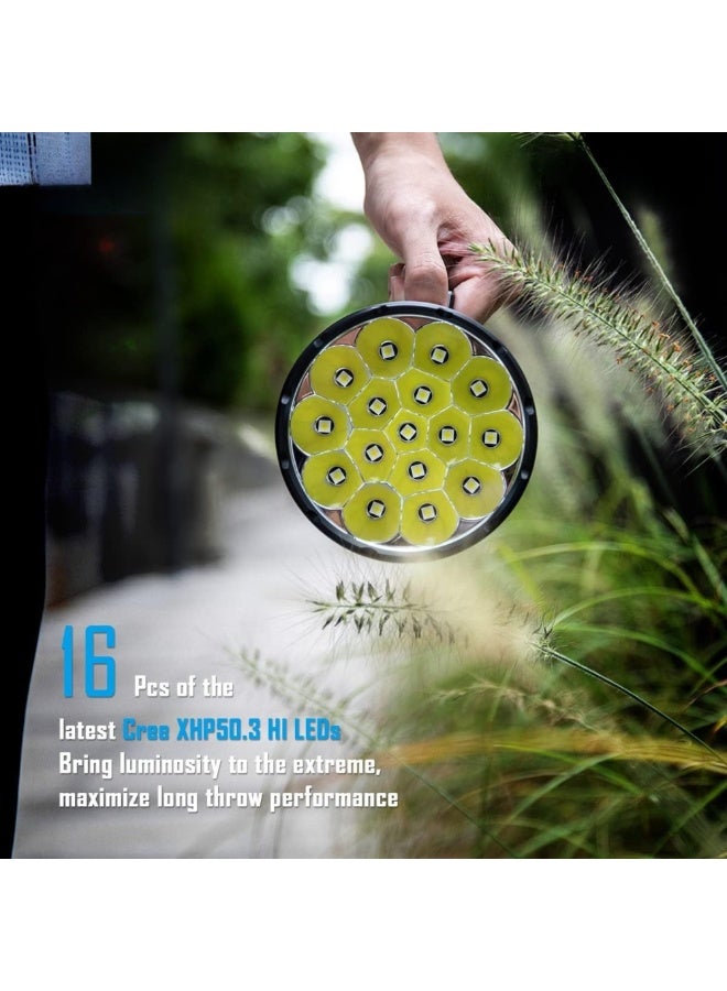 LED Flashlight with Cooling System, 55000 Lumens, Multiple Modes, High Power Torch for Camping, Hiking  - Image 5