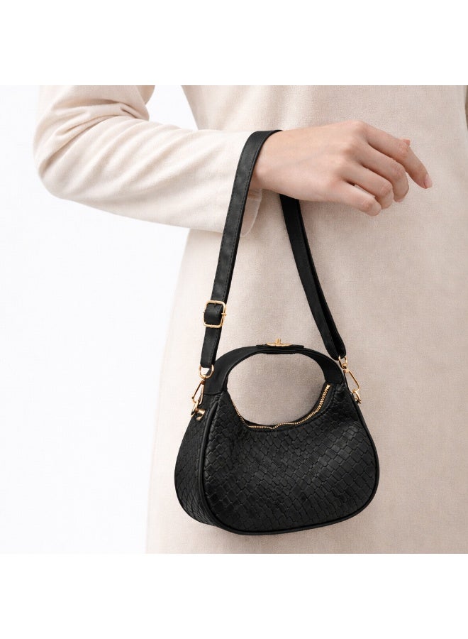 black women's shoulder bag - Image 1
