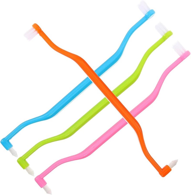 5 Pack 20 Pcs Manual Interdental Brush Compact Toothbrush For Teeth Cleaning - Image 3