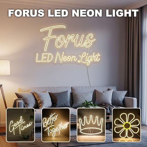 Forus 5 Meter LED Neon Strip Light Yellow – Waterproof Flexible Cuttable Rope Light for Wall Decor, Outdoor Lighting, Diwali Lights, Festival Decoration, Room & Shop Signage – 6 Month Warranty - Image 5