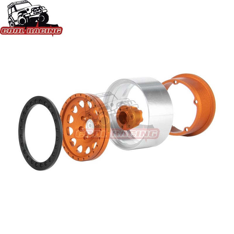 1:10 Simulation Climbing Car 2.2 Inch Metal Wheel Trx4 Scx10 90046 Capra Alloy Wheel - Image 4