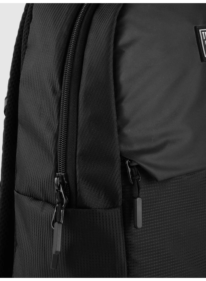 TEAKWOOD BLACK Teakwood Black Unisex 15 " Water-Resistant  Laptop Backpack  | Best Price UAE