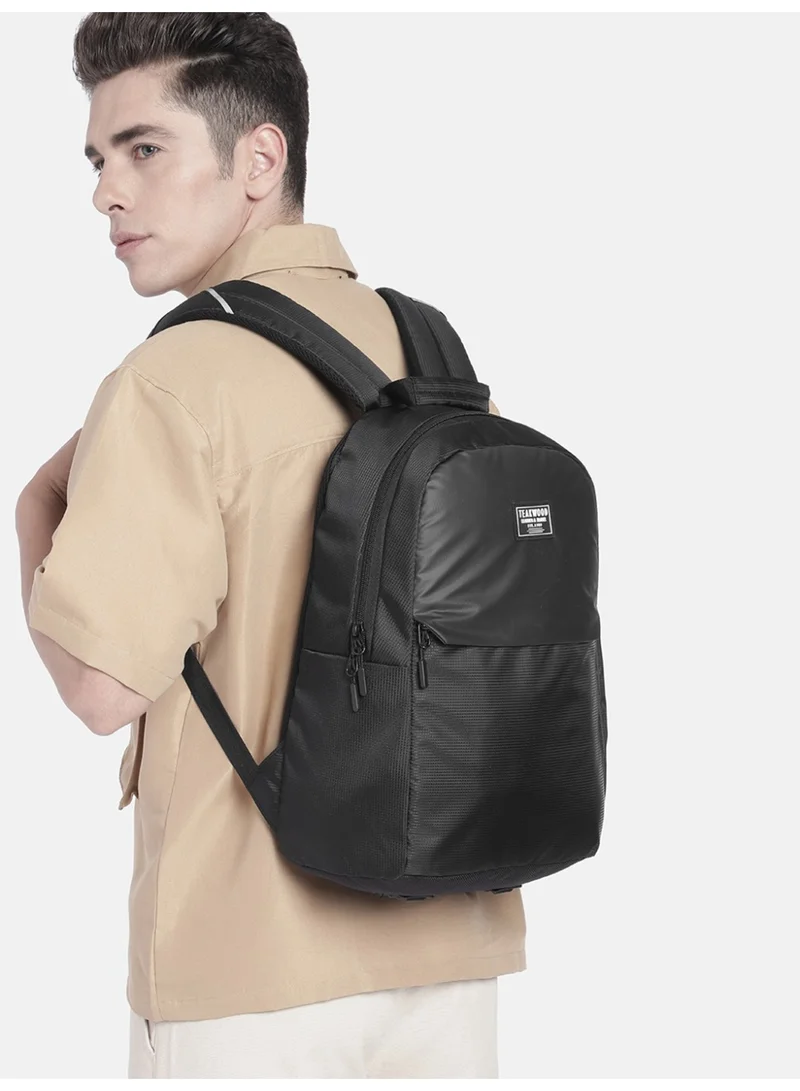 TEAKWOOD BLACK Teakwood Black Unisex 15 " Water-Resistant  Laptop Backpack  | Best Price UAE
