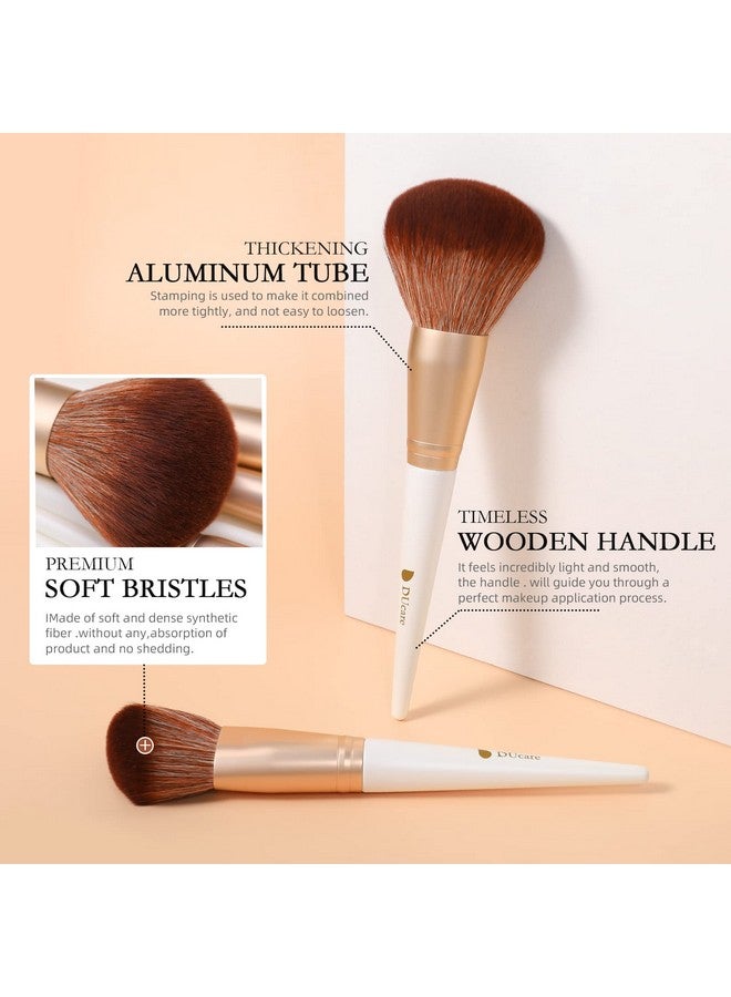 DUcare Makeup Brushes Set 14Pcs Professional Synthetic Essential Face Eye Shadow Eyeliner Foundation Blush Lip Powder Liquid Cream Blending Brow Brushes Make Up Brushes Set - Image 4