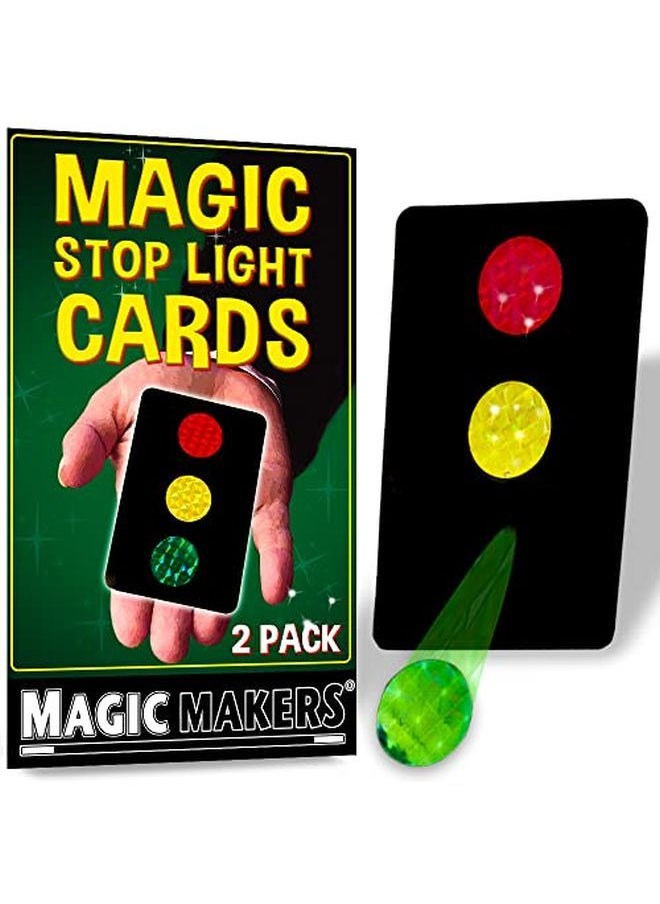 MAGIC MAKERS Stop Light Card Trick Easy Magic For All Skill Levels  - Image 1