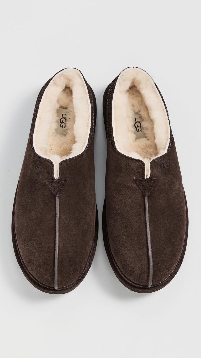 UGG Men's Neuman Slipper, Dusted Cocoa/Natural, 9 - Image 4