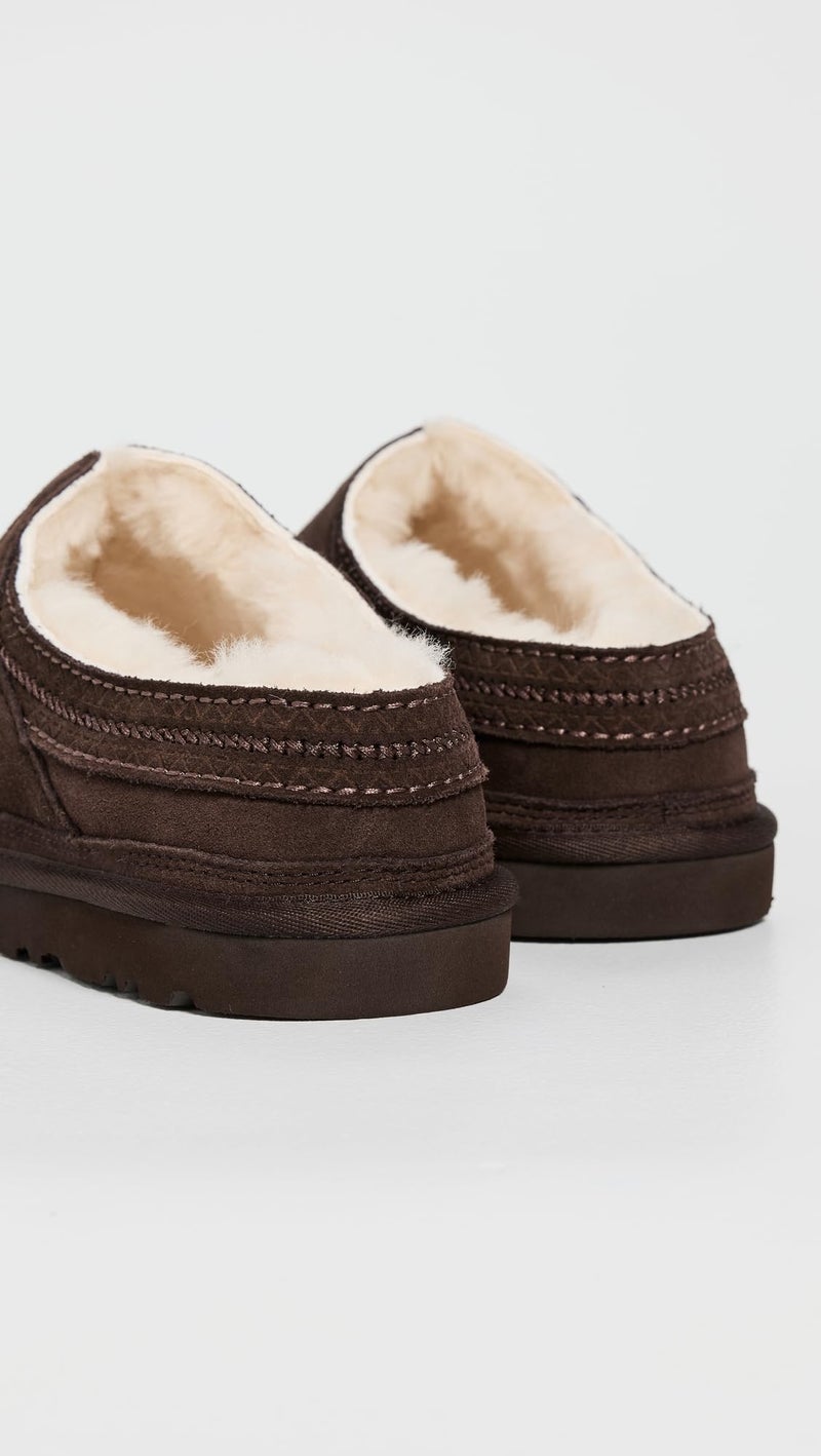 UGG Men's Neuman Slipper, Dusted Cocoa/Natural, 9 - Image 3