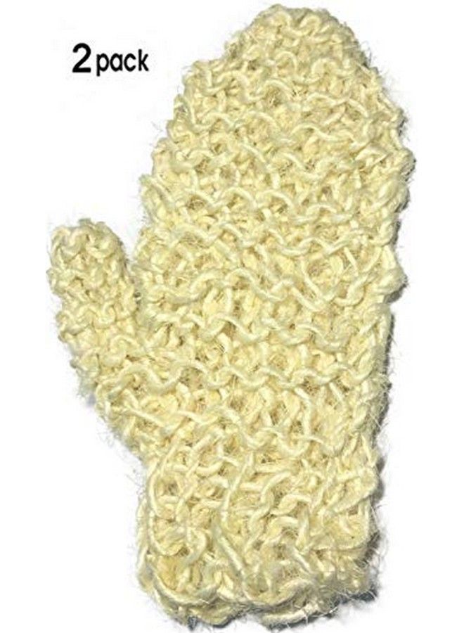Mr.Cui'shop 2 Pack 100% Natural Exfoliating Sisal Fiber Loofah Glove Mitt Mitten Bath Sponge Scrubber Remove Dead Skin Great For Skin Care In The Bath Spa Or Shower For Human Or Pets  - Image 4