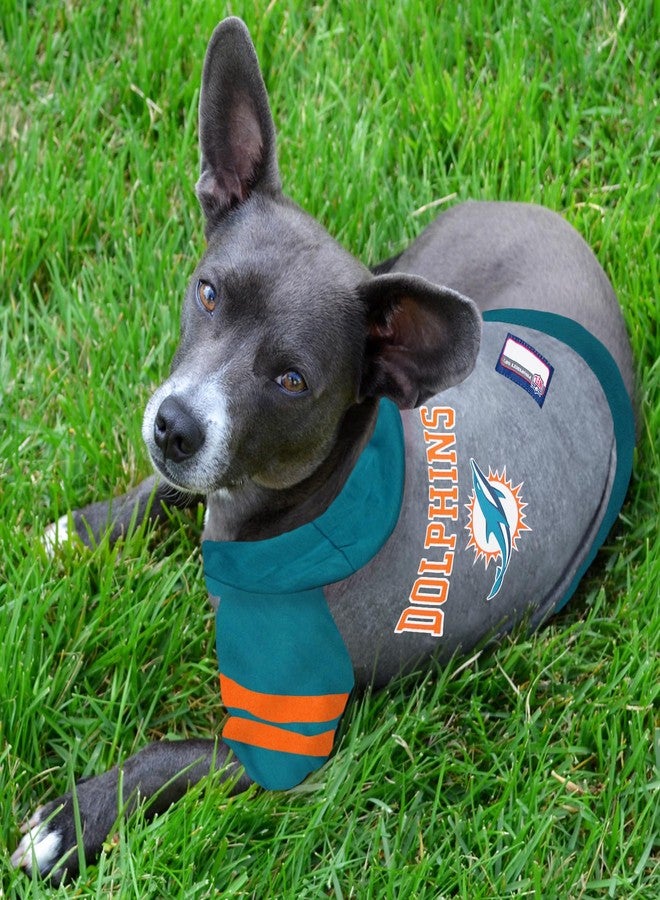 Pets First Miami Dolphins Hoodie Tee Shirt - Image 2