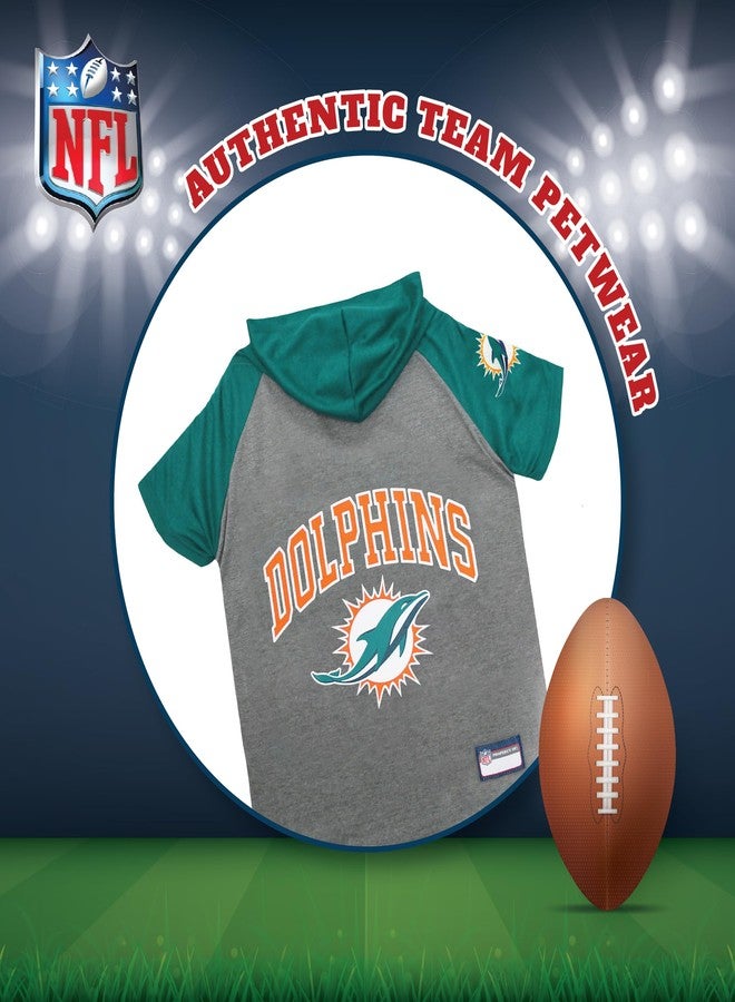 Pets First Miami Dolphins Hoodie Tee Shirt - Image 3
