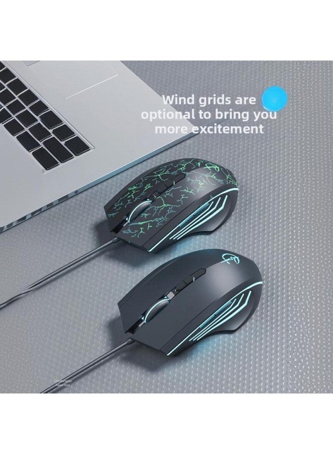 Dragon Electric Competition RoP World Applicable To Mechanical Revolution X No 16 Aurora 17 Wired Mouse Laptop-Color:Wired Ultimate Edition-rgb Lighting Effects-classic Blue Custom Macro Programming - Image 4