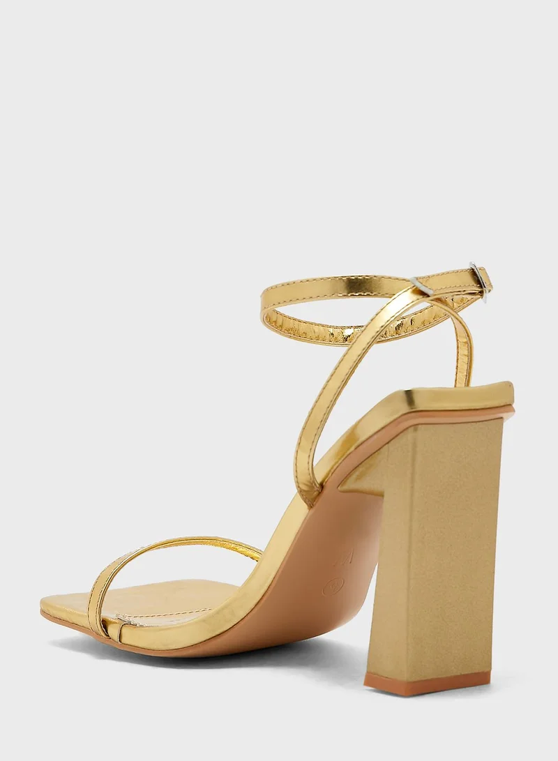 PUBLIC DESIRE Charlotte Wf High Heel Sandals